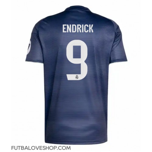 Dres Real Madrid Endrick #9 Preč 2025-26 Krátky Rukáv